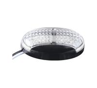 Toyvian 2 Piezas Lámpara Lateral LED para Camión 4 Leds 3500k Ip68 | ABS y Pc, Ángulo Luminoso Superior a 120 Grados, Cable de 15cm, Uso Profesional