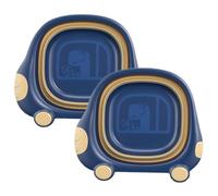 Toyvian 2 Piezas Lavabo Infantil Plegable Bañera De Infantil Lavabo De Bebe Cuenco Para Lavar Suministros Para Acampar Lavabo De Plastico Recién Nacido El Plastico Portátil Cubeta De Hielo