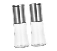 Toyvian 2 Piezas Manual Salt Pepper Grinder Stainless Steel Adjustable Spice Mill For Cooking And Outdoor Use Refillable Handheld Seasoning Shakers With Comfortable Grip