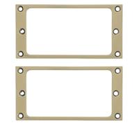 Toyvian 2 Piezas Marco de Montaje para Pastillas de Guitarra Eléctrica Anillos Metálicos de Soporte para Doble Bobina Accesorios de Repuesto para Puente Mejora de Sonido y Fácil