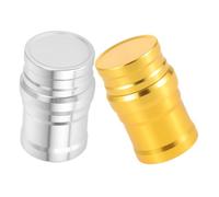 Toyvian 2 Piezas Mini Lampara de Alcohol de Aluminio para Camping y Herramienta de Calentamiento y Duradera para Actividades y Experimentos Científicos