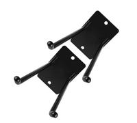 Toyvian 2 Piezas Organizador de Escobas de Pared, Soporte para Fregona y Escoba, Organizador de Herramientas de Jardín, Hierro Negro, Separación Entre Barras 5cm, para Exteriores