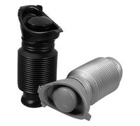 Toyvian 2 piezas Orinal Portátil Retráctil para Adultos Diseño Prueba de Fugas Material Seguro para Camping Viajes y Actividades al Aire de Negro y Gris