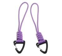 Toyvian 2 piezas Paracord Llavero Resistente con Mosquetón y Anilla Cuerda para Colgar Llaves Mochila y Camping para Hombre y Mujer