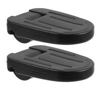 Toyvian 2 Piezas Pedales de Reposición Antideslizantes para Triciclo Infantil Soporte Cómodo para Pies Accesorios Compatibles con Bicicletas y Triciclos para Niñas de Negras