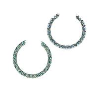 Toyvian 2 piezas Pegatinas Incrustadas para Guitarra Adhesivos Decorativos de Roseta para Orificio de Sonido Diseño Delgado para Guitarras Acústicas y Clásicas