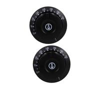 Toyvian 2 Piezas Perillas de Repuesto para Horno Eléctrico Control de Temperatura Preciso Termostato para Cocinas Calentadores de Agua y Freidoras Diseño y Duradero
