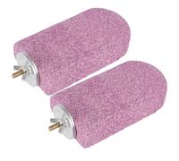Toyvian 2 Piezas Piedra Pómez de Lava Púrpura para Desgaste y Dientes en Jaulas, Textura Porosa y Material de Piedra de Calcio para Aves y Pequeños Roedores
