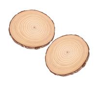 Toyvian 2 Piezas Piedras Andantes de Madera para Jardín, Adoquines para Escalones, para Pasarelas y Caminos, Textura Antideslizante, Instalación Fácil, Estilo Minimalista y Sencillo