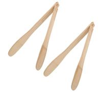 Toyvian 2 Piezas Pinzas de Bambú para Trasplante de Cactus con Mango Antideslizante Herramienta Confiable para Viveros Jardinería Casa y Principiantes Bonsái Protección de Espinas y