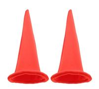 Toyvian 2 Piezas Sombrero de Disfraz Rojo para Fiesta de Halloween y Cosplay, Ligero y Versátil, Hecho de Poliéster, Adecuado para Actores y Eventos Temáticos