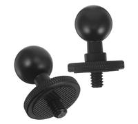 Toyvian 2 Piezas Soporte de Bola para Cámara Adaptador Rotatable de Aluminio para DSLR y Teléfonos Compatible con Trípodes y Soportes de Luz Cabezal de Bola Práctico y