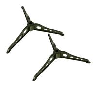 Toyvian 2 Piezas Soporte para Árbol de Navidad de 1, 2m en Abs Abrazadera | Base Triangular Ensanchada, Patas Plásticas Almohadillas Antideslizantes