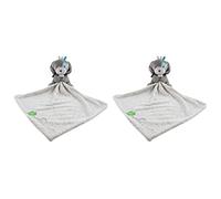 Toyvian 2 Piezas Toalla Relajante Regalo De Cumpleaños De La Ducha Del Bebé Juguetes Para Dormir Bebe Manta De Animales De Peluche Para Bebés Manta De Seguridad Babero Sujetar Niño