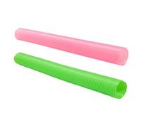 Toyvian 2 Piezas Túnel Extensible para Hámsteres Flexible y Plegable Tubo de Plástico Resistente para Ratas Hurones y Pequeños Roedores Portátil para Ejercicio y Entretenimiento de