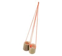 Toyvian 2 Piezas Zancos de Bambú para Adultos Educativo para Entrenamiento de Coordinación para Actividades Interactivas Interiores y Exteriores Material Natural