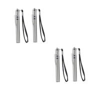 Toyvian 2 Series Bote De Huevos Accesorio De Vela Esclarecedor Verificador De Pollo Ultravioleta Vela De Huevo Luz De Vela para Huevos Acero Inoxidable Silver 2 Piezas*2