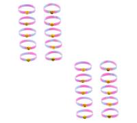 Toyvian 2 Series Pulseras Para Pulsera De Fiesta Muñequeras De Silicona Pulsera De Silicona Con Expresión Facial 10 Piezas*2