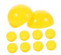 Toyvian 20 Bolas de Plástico Huecas para Sorteo de 5 Cm, Fáciles de Distinguir Celebraciones y Juegos al Aire Libre