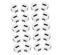 Toyvian 20 Dados De Enseñanza De Matemáticas Dados De Cálculo Matemático De 6 Caras Juego De Herramientas Portátiles para Profesores para Actividades Interactivas En El Aula Y Jardín