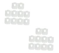 Toyvian 20 Piezas Alfombrilla De Baño Almohadilla Adhesiva Para Inodoro Funda De Cojín De Inodoro Cojín Elevador De Inodoro Almohadillas De Inodoro Viajar Papel Alargar Protector