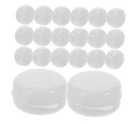 Toyvian 20 Piezas Inserts de Rattles Planos para Juguetes Infantiles Bolas de Ruido de Plástico para Reparación DIY Repuesto para Juguetes de Peluche y Silbatos de Perro