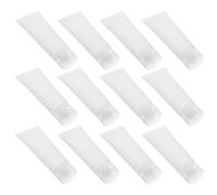 Toyvian 20 Piezas Tubos Cosméticos Rellenables de Viaje 50ml, PP y Pe, Tapa Abatible, Reutilizables y Portátiles para Crema, Loción y Aseo