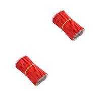 Toyvian 200 Piezas Potenciómetro De Guitarra El Interruptor Cableado Humbucker Interruptor De Encendido y Apagado Cable De Pastilla De Bajo Cable De Interruptor De Guitarra Rojo