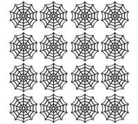 Toyvian 200piezas Telarañas de Plástico para Halloween de Telarañas Falsas de Decoración para Casas Embrujadas Paredes Patios y Porches