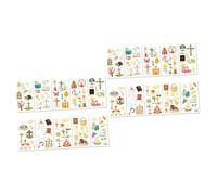 Toyvian 20hojas Pegatinas De Tatuajes Temporales De Pascua De Tatuajes Adherentes Para Diversión Fiestas y Celebraciones Para Cumpleaños y Eventos Festivos