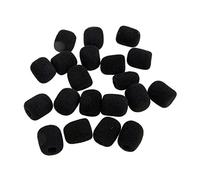 Toyvian 20piezas Algodón Anti-spray para Micrófonos Fundas de Esponja Protección Prueba de Viento para Micrófonos de Solapa para Estudio Casa