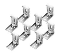 Toyvian 20piezas Código de Instalación de Persianas Venecianas Soporte de Montaje de Metal Clips de Cenefa para Fijación Ventana