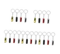 Toyvian 20piezas Metal Harmonicas Keychain Harmonica Keyring for Bag and Backpack Decoration Creative for Friends