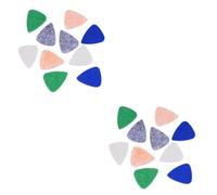 Toyvian 20piezas Púas De Fieltro Coloridas Para Guitarra y Ukulele Mediadores Suaves Que Proporcionan Un Sonido Auténtico y Cómodo