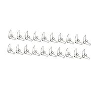 Toyvian 20piezas Resortes De Drenaje Para Trompeta Accesorios De Válvula De Agua Color Plateado Reemplazos Duraderos Para Instrumentos De Viento y Portátil