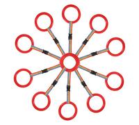 Toyvian 24 Juegos Anti-lost Wrist Link Walking Rope For Safety Leash Bracelet In Bright Lightweight Walking Strap For Outdoor Group Activities And Daycare