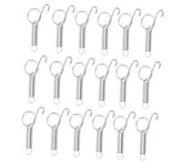 Toyvian 24 Piezas Gancho De Resorte para Puerta De Jaula Pestillo para Puerta De Jaula De Mascota Herramienta para Fijar De Mascota para Conejos Gatos y Loros