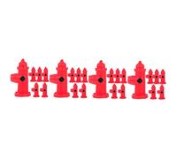 Toyvian 24 Piezas Señal De Tráfico De La Calle Juguetes Ornamento Modelos Emblemas Decoración Accesorios De Micro Paisajismo Modelo De Boca De Incendios Resina Adornos Mesa De Arena Niño