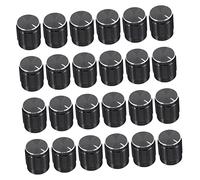Toyvian 24piezas Perillas De Control Rotativas De Aluminio Para Potenciómetro Volumen Perillas De Aleación Eje De Inserción Botón Giratorio