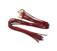 Toyvian 24piezas Pickup Piezo De Aleación Para Guitarra Preamp De Bobina De Cobre Para Instrumentos Acústicos Como Ukelele Banjo Violín y Mandolina Rojo