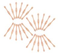 Toyvian 25 Piezas Balaustres De Madera Sin Pintar Columnas Decorativas De Madera Maciza Decorativas para Pasamanos De Escalera Interior y Decoración De Hogar