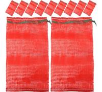 Toyvian 25 Piezas Bolsas de Malla para Almacenar Cebollas Verduras y Frutas Unidades Bolsa de Malla para Productos Agrícolas Reutilizables para Productos Agrícolas