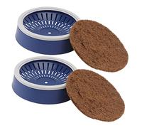 Toyvian 2juegos De Plástico para Nido De Almohadilla De Almohadillas para Nido De Aves Accesorios para De Suministros para Mascotas Caja