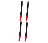 Toyvian 2pares Escobillas De Batería De Nylon Retráctiles Para Jazz De Duraderas y Flexibles Accesorios De Percusión Para Músicos y Principiantes Rojo