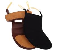 Toyvian 2piezas Accesorios Para Violín Almohadillas De Algodón y Piel De Oveja Mejilla y Barbilla Soporte Cómodo Para Orquesta Escuela o Práctica Casa