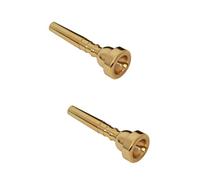 Toyvian 2piezas Boquilla De Trompeta De Cobre Dorada Accesorios De Instrumentos Musicales Para Trompetas y King Diseño Preciso Para Sonido Excepcional