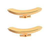 Toyvian 2piezas Brazo De Banjo De Metal Con Acabado Espejo Dorado Repuesto Para Banjo Con Tornillo Para Restauración De Modelos Vintage