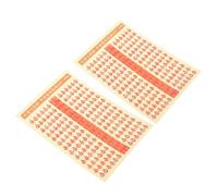 Toyvian 2piezas Calcomanías De Escalas De Guitarra Prácticas Para Aprender y Practicar Para Principiantes