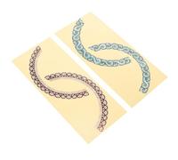 Toyvian 2piezas Calcomanías Exclusivas y Elegantes Para Boca Guitarra Autoadhesivas Apariencia Resistentes Decorativas