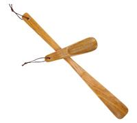 Toyvian 2piezas Calzadores Largos y Cortos De Madera Aptos Para Tipo De Calzado Para Personas Mayores y Usuarios Dificultad Para Agacharse